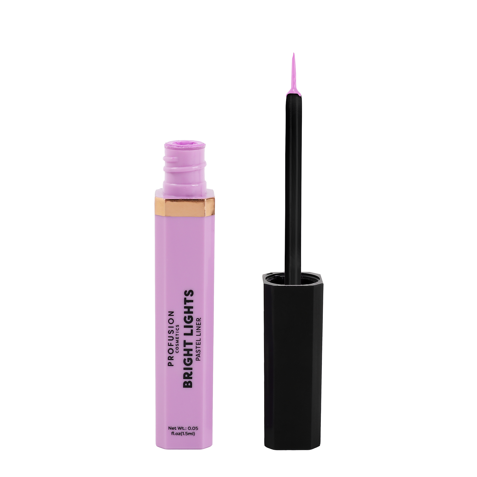 Bright Lights neon pastel graphic liners in blue, designed for eyes by Profusion Cosmetics, featuring vibrant, colorful eye makeup.