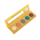 Profusion Cosmetics Blooming Beauty 5-shade eyeshadow palette with vibrant, blooming floral-inspired colors and natural eye makeup look.