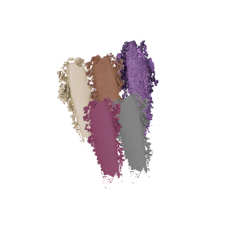 Profusion Cosmetics Blooming Beauty 5-shade eyes palette with vibrant and neutral eye makeup colors in a sleek compact.