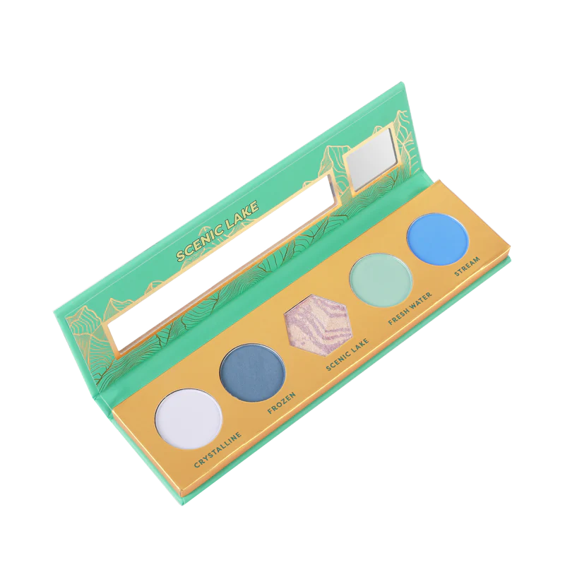 Profusion Cosmetics Blooming Beauty 5-shade eyeshadow palette with vibrant colors and natural floral-inspired design.