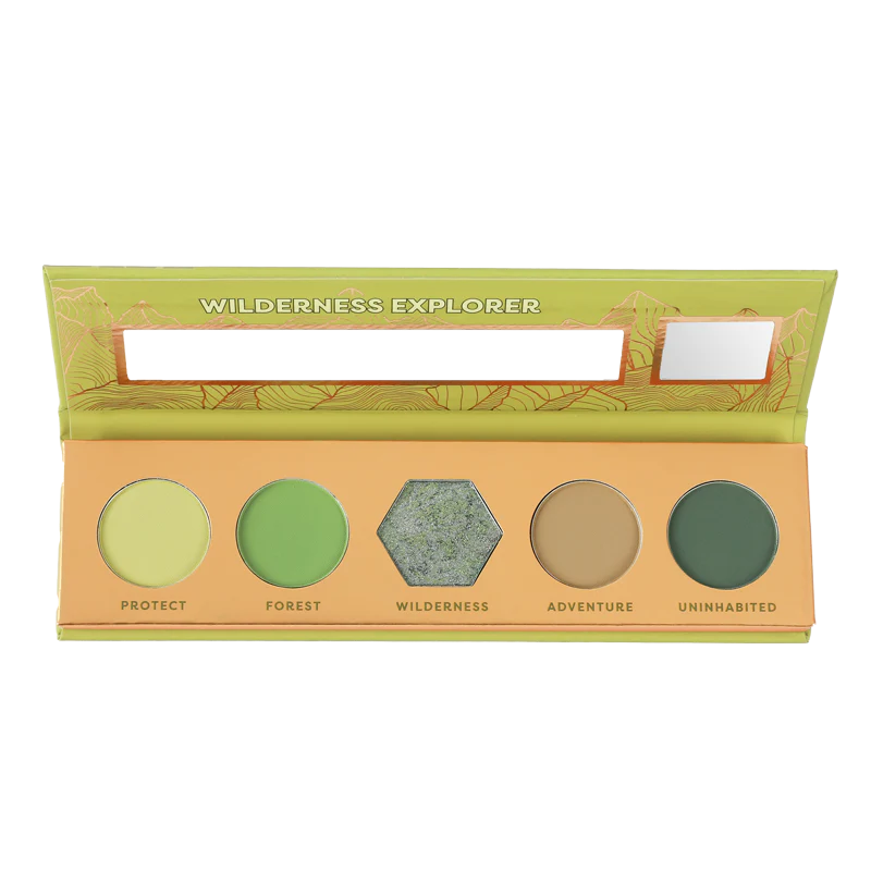 Profusion Cosmetics Blooming Beauty 5-shade eyeshadow palette with vibrant, blooming floral-inspired eye makeup shades.