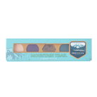 Profusion Cosmetics Blooming Beauty 5-shade eyeshadow palette with vibrant canyon and oasis tones, featuring colorful eye makeup.