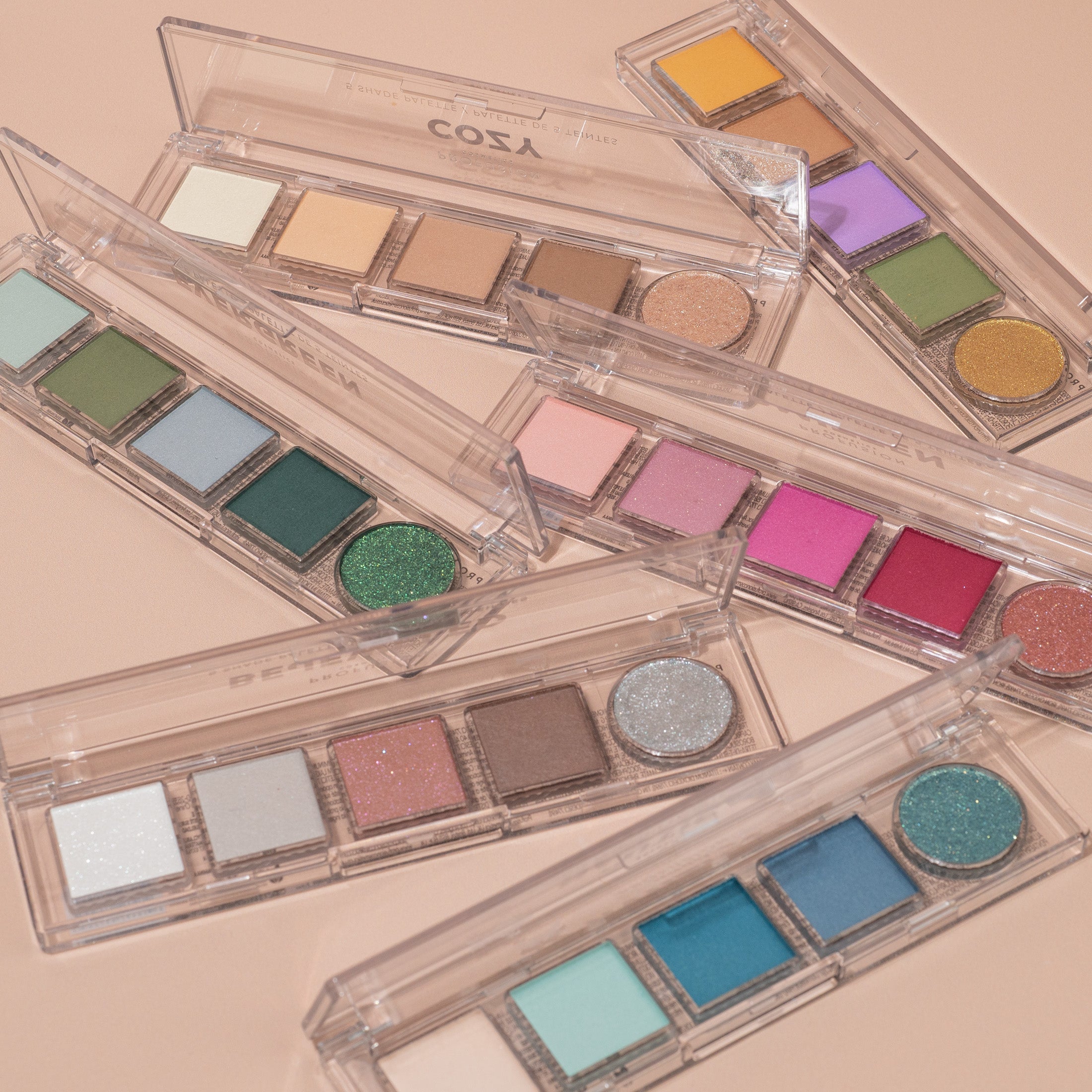 Profusion Cosmetics Mini Essentials 5 Shade Eyeshadow Palette with neutral and earthy tones for versatile eye looks.