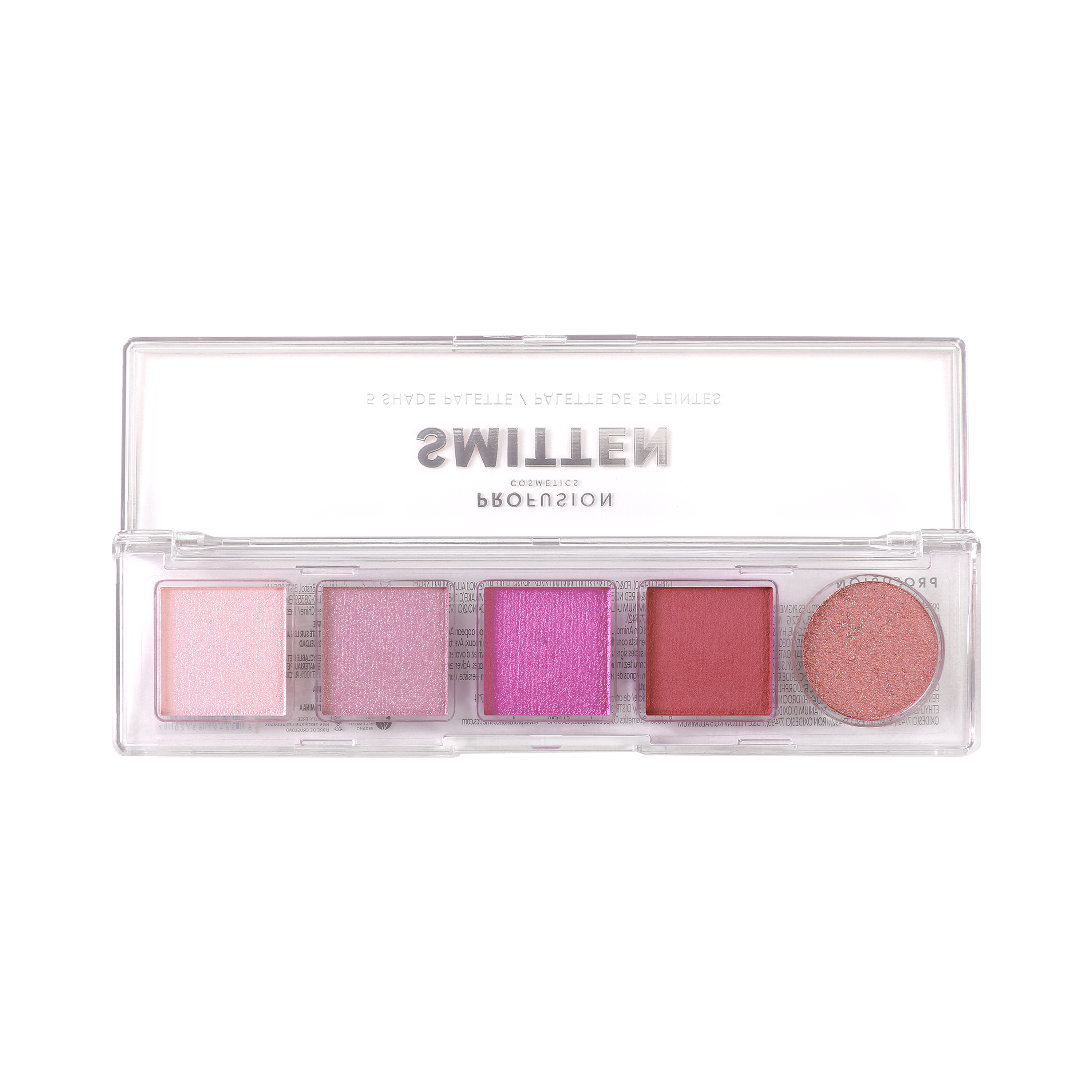 Profusion Cosmetics Mini Essentials 5 Shade Eyeshadow Palette with neutral and warm tones for versatile eye looks.