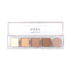 Profusion Cosmetics Mini Essentials 5 Shade Eyeshadow Palette with neutral and warm tones arranged in a compact palette.