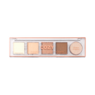 Profusion Cosmetics Mini Essentials 5 Shade Eyeshadow Palette with neutral and shimmer tones for versatile eye looks.