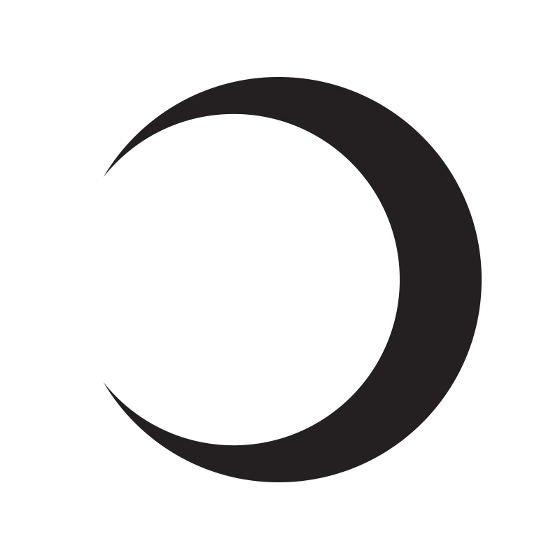 Profusion Cosmetics Magic Wand Face Stamp for eyes with dark moon design, ideal for creative eye makeup looks.