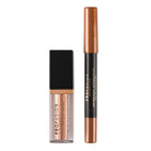 Profusion Cosmetics Eye Sparkler Duo Set with shimmering eyeshadows in glittery shades, perfect for eye makeup looks.