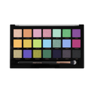 Profusion Cosmetics Dreamscape 21-shade eyeshadow palette with vibrant and neutral colors for versatile eye makeup looks.