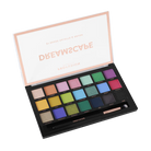 Profusion Cosmetics Dreamscape 21 Shade Eyeshadow Palette with vibrant and neutral colors in a sleek rectangular case.