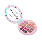 Profusion Cosmetics Afternoon Tea Eyeshadow Palette with various neutral and pastel eye makeup shades.