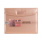 Profusion Cosmetics Artistry Attire 72-piece eyeshadow palette with diverse shades in a beauty portfolio format.