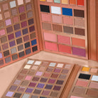 Profusion Cosmetics Artistry Attire 72-piece eyeshadow palette with varied shades and finishes for creative eye makeup looks.