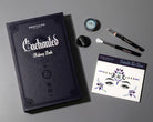 Profusion Cosmetics Enchanted Forest 5-piece eyeshadow look book with colorful eye makeup designs and patterns.