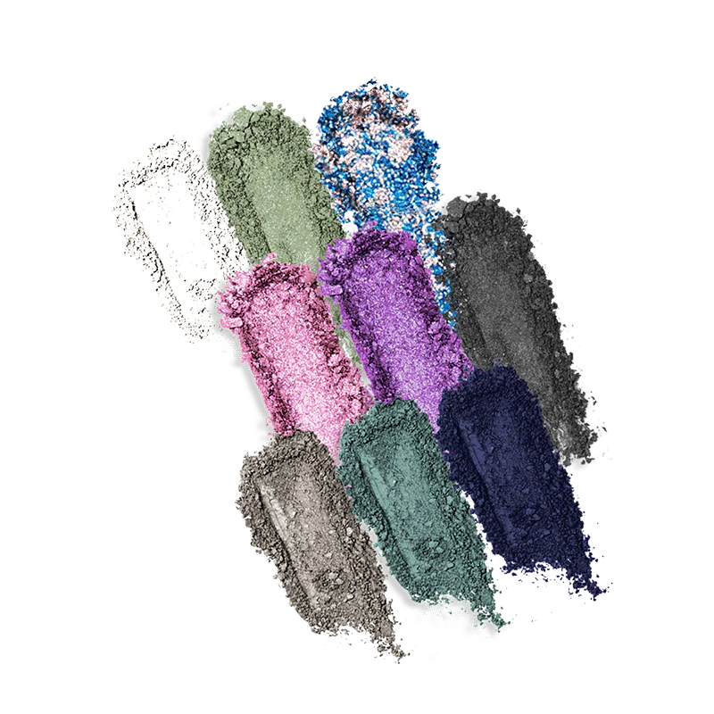 Profusion Cosmetics Enchanted Forest Dark Castle 32-shade eyeshadow palette with mystical forest-inspired colors and dark castle theme.