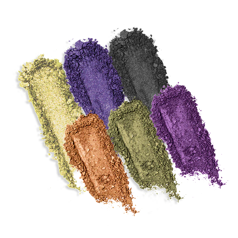 Profusion Cosmetics Enchanted Forest Divine Eyeshadow Palette with earthy and shimmering shades for versatile eye looks.