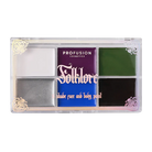 Profusion Cosmetics Enchanted Forest folklore face and body paint eyes makeup with vibrant, mystical woodland-inspired design.