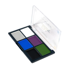 Profusion Cosmetics Enchanted Forest folklore face and body paint eyes with mystical green and earthy tones, detailed forest-inspired design.