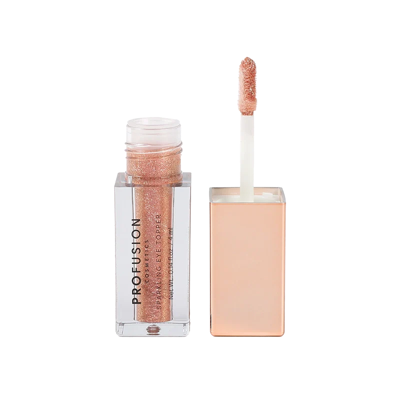 Profusion Cosmetics Festive Eyes 4 PC Eye Set with colorful eyeshadows and applicators, perfect for holiday makeup looks.