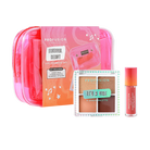 Profusion Cosmetics festival-ready 3-piece bag and cosmetic set with eye makeup products and accessories for vibrant looks.