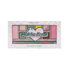 Profusion Cosmetics Matcha Break 10 Shade Eyeshadow Palette with matching brush, featuring vibrant green and neutral tones.