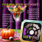 Profusion Cosmetics Monster Bash Web of Eyes 13 Shade Eyeshadow Palette with vibrant and dark shades for bold eye looks