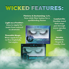 Profusion Cosmetics Monster Bash Wicked Wink eyeshadow with vibrant, bold eye makeup in a colorful, theatrical design.