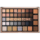 Profusion Cosmetics Moonstone eyeshadow in a shimmering, light beige shade with a smooth, velvety texture.
