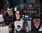 Profusion Cosmetics Rituals 4-piece eye look kit with eyeshadows and accessories, featuring natural and vibrant eye makeup shades.