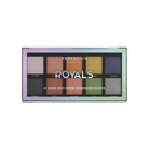 Profusion Cosmetics Royals Eyeshadow Palette with vibrant shades and intricate packaging, showcased in the image.
