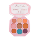 Profusion Cosmetics Sweet Holiday Candy Canes 9-shade eyeshadow palette with festive red, green, and white hues for holiday looks.