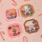 Profusion Cosmetics Sweet Holiday Candy Canes 9-shade eyeshadow palette with festive red, green, and neutral tones.
