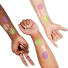 Profusion Cosmetics Teenage Mutant Ninja Turtles Ooze Illuminating Glitter Jelly eyeshadow with shimmering, vibrant green and purple hues.