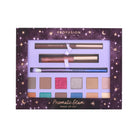 Profusion Cosmetics Written in the Stars Prismatic Glam 15-piece eyeshadow kit with colorful, shimmery eye shades and packaging.