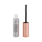 Profusion Cosmetics Written in the Stars sparkling brow gel applied to eyebrows, adding shimmer and definition for a luminous look.
