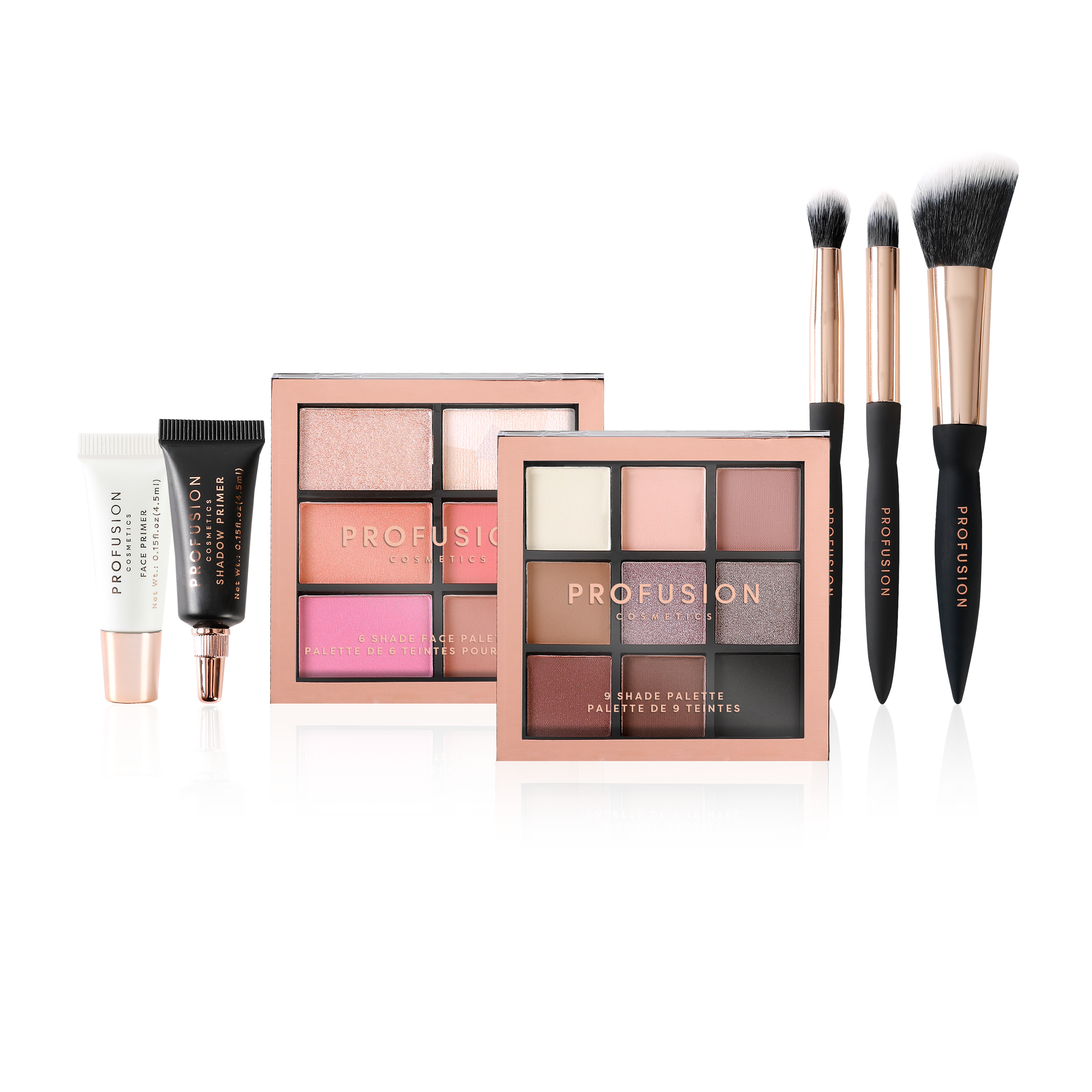 Profusion Cosmetics Artistry On-The-Go eye palette with colorful eyeshadows and neutral shades for versatile eye makeup.
