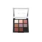 Profusion Cosmetics Artistry On-The-Go eyeshadow palette featuring neutral and vibrant shades in a compact for versatile eye looks.