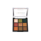 Profusion Cosmetics Artistry On-The-Go eyeshadow palette with multiple shades in a compact case, ideal for on-the-go makeup.