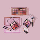 Profusion Cosmetics Artistry On-The-Go eyeshadow palette with various shades in a compact for quick eye makeup.