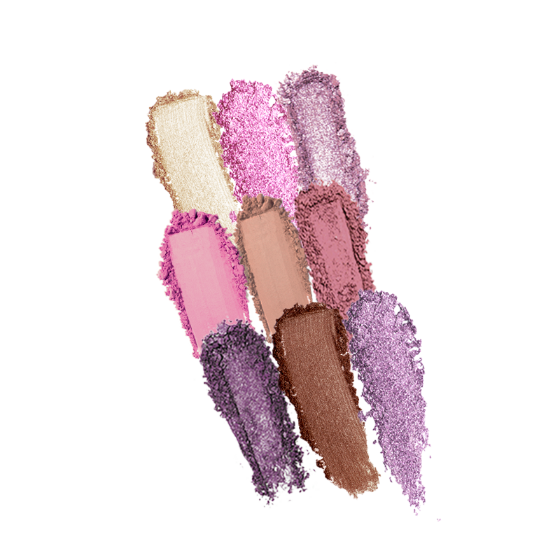 Profusion Cosmetics Artistry On-The-Go eyeshadow palette with colorful shades in a compact for easy makeup application.