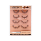 Natural-looking Iconic 3D Faux Mink Lashes by Profusion Cosmetics on eyes with full, voluminous lash design.