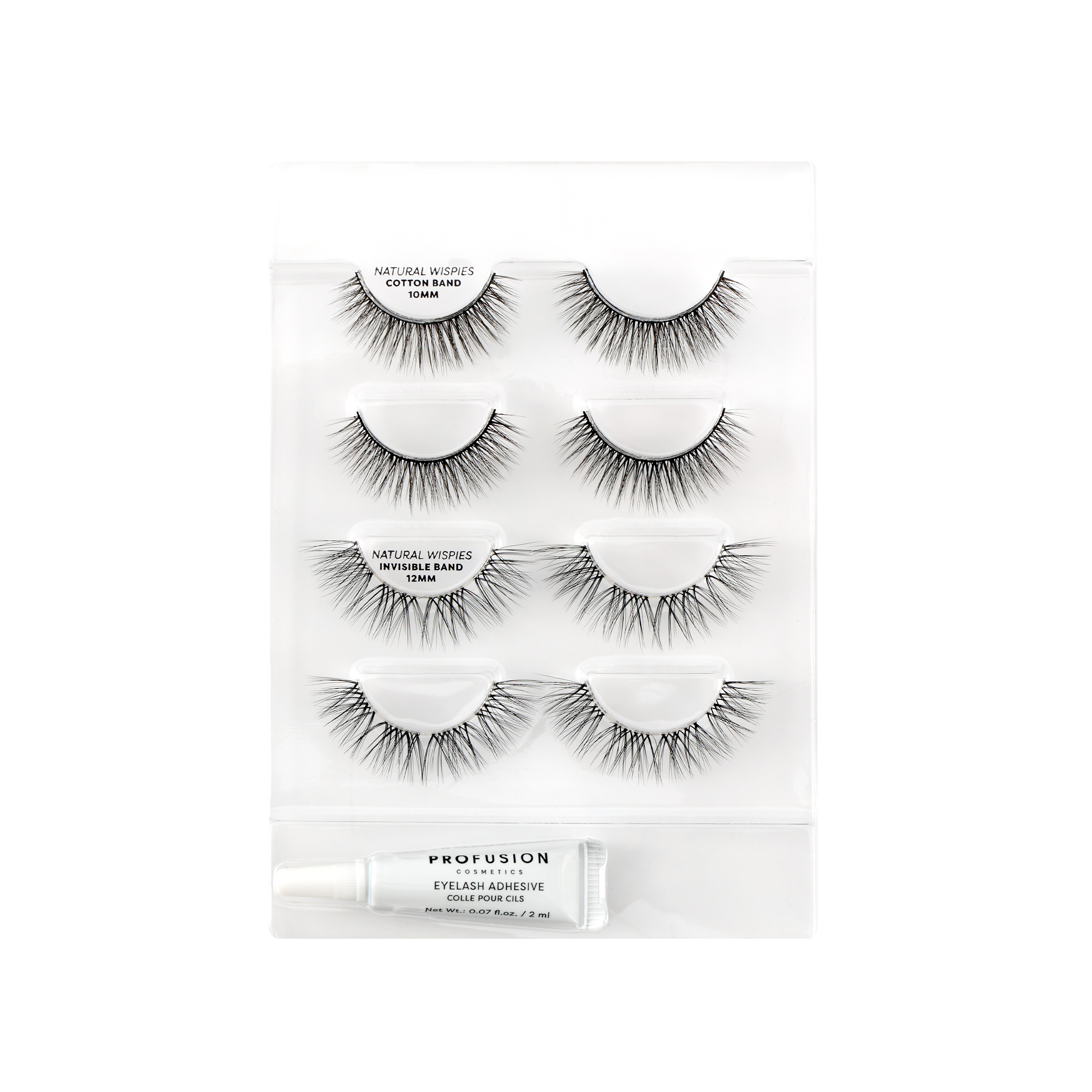Profusion Cosmetics Iconic 3D Faux Mink Lashes for eyes with natural, voluminous appearance and soft, wispy design.