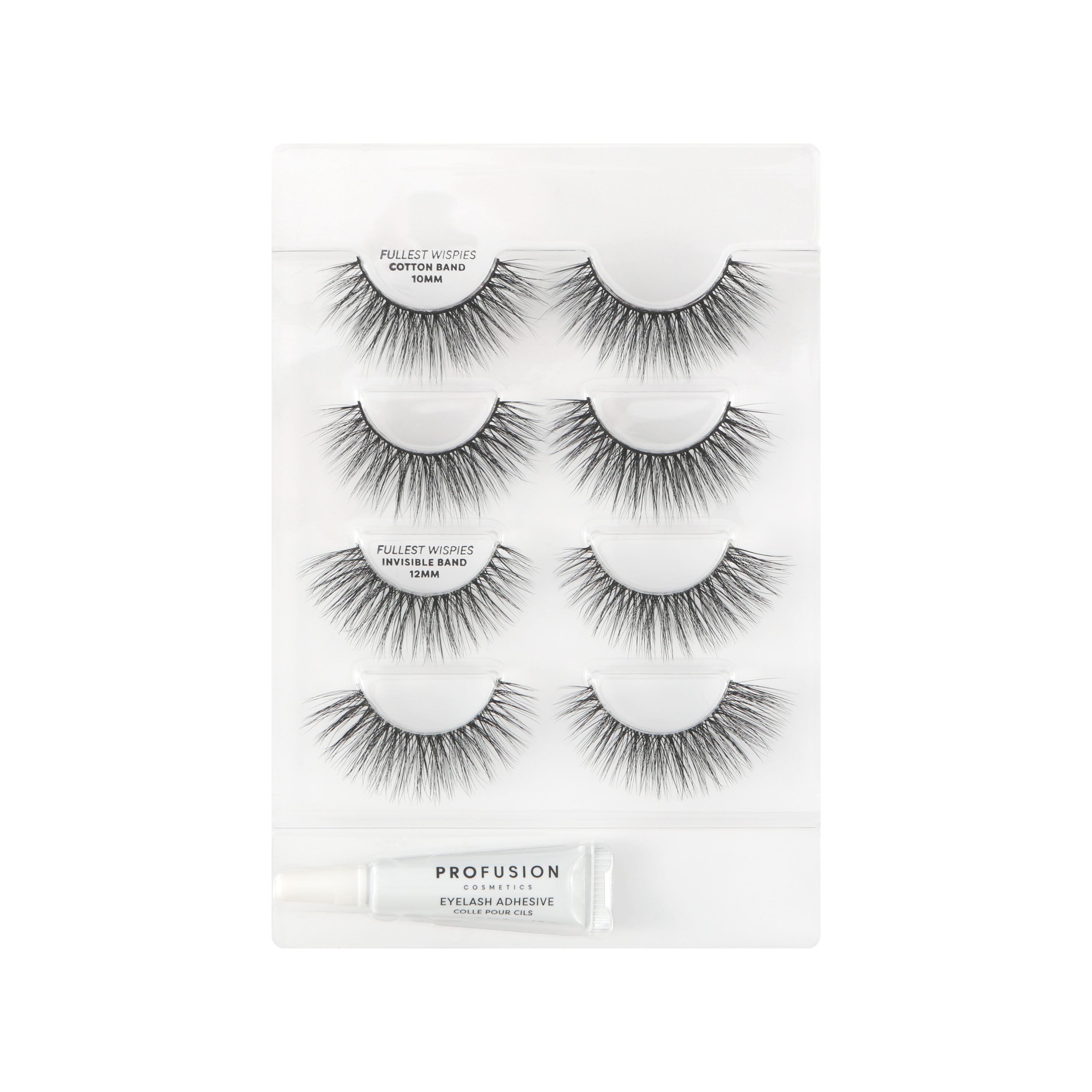 Natural-looking Iconic 3D Faux Mink Lashes for eyes by Profusion Cosmetics, showcasing full, voluminous lash design.