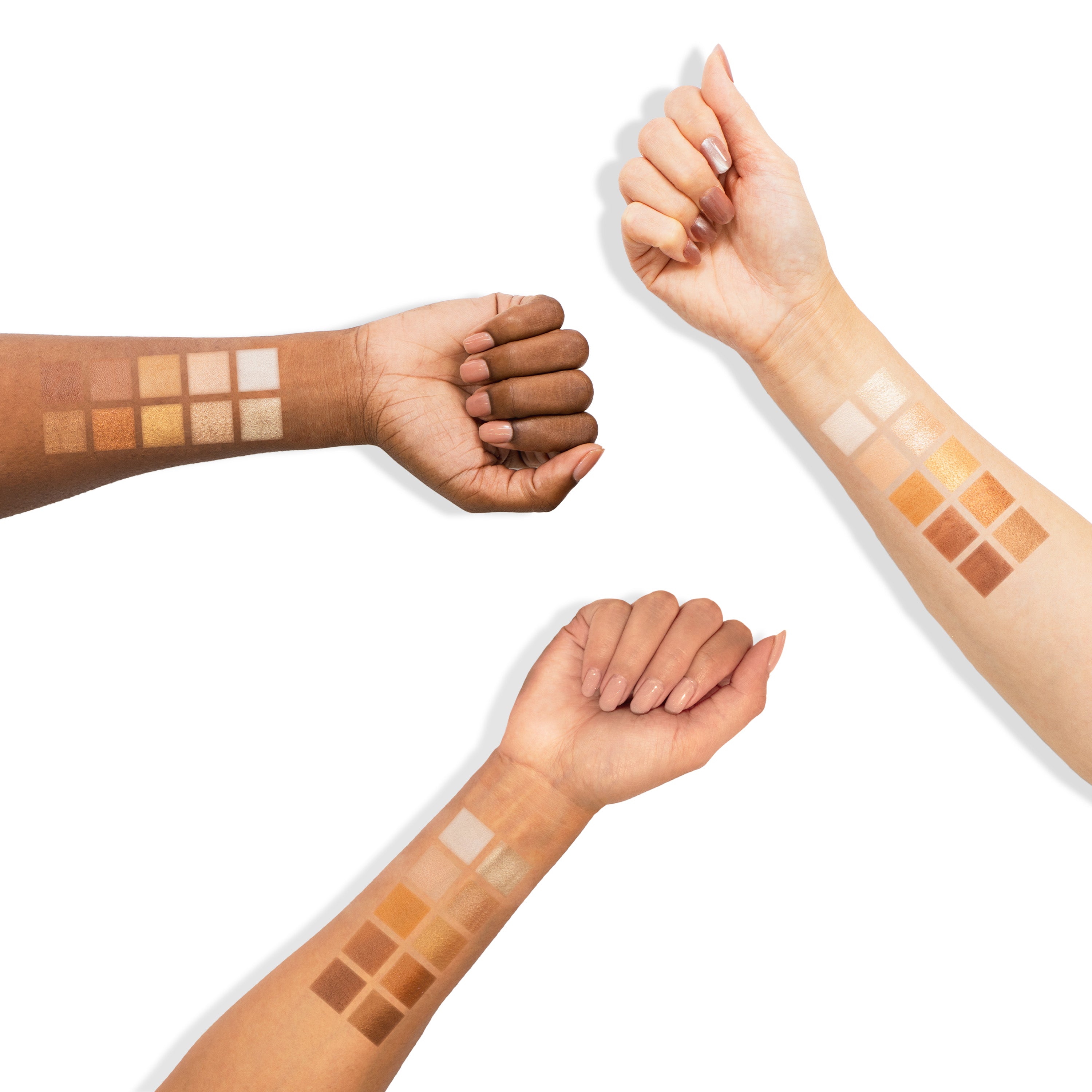 Profusion Cosmetics Essentials 10 Shade Eyeshadow Palette with smoky neutral tones and versatile colors for eye makeup looks.