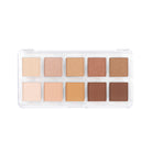 Profusion Cosmetics Essentials 10 Shade Eyeshadow Palette with smoky neutral tones for versatile eye looks.