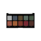 Profusion Cosmetics Essentials 10 Shade Eyeshadow Palette with smoky neutral tones and diverse color options.