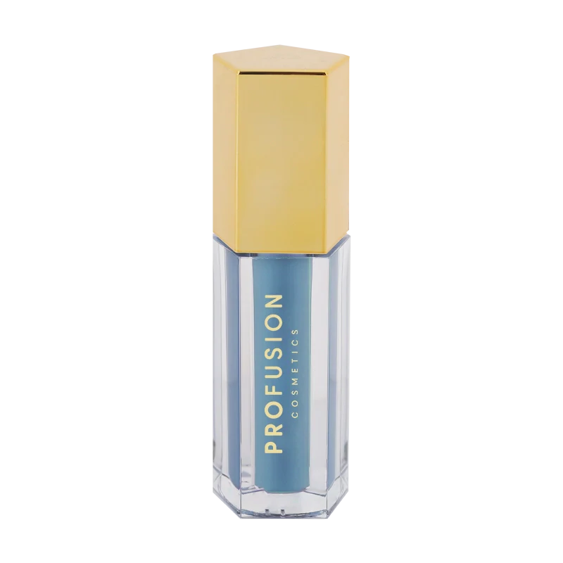 Profusion Cosmetics Superbloom Blooming Matte Eye Paint in Sweet Pea, vibrant eye makeup with matte finish, close-up of eye with colorful eyeshadow
