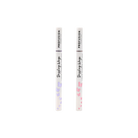 Profusion Cosmetics Dazzling Wings liquid shimmer eyeliner with butterfly wing design on eyes, showcasing vibrant, shimmering eye makeup.