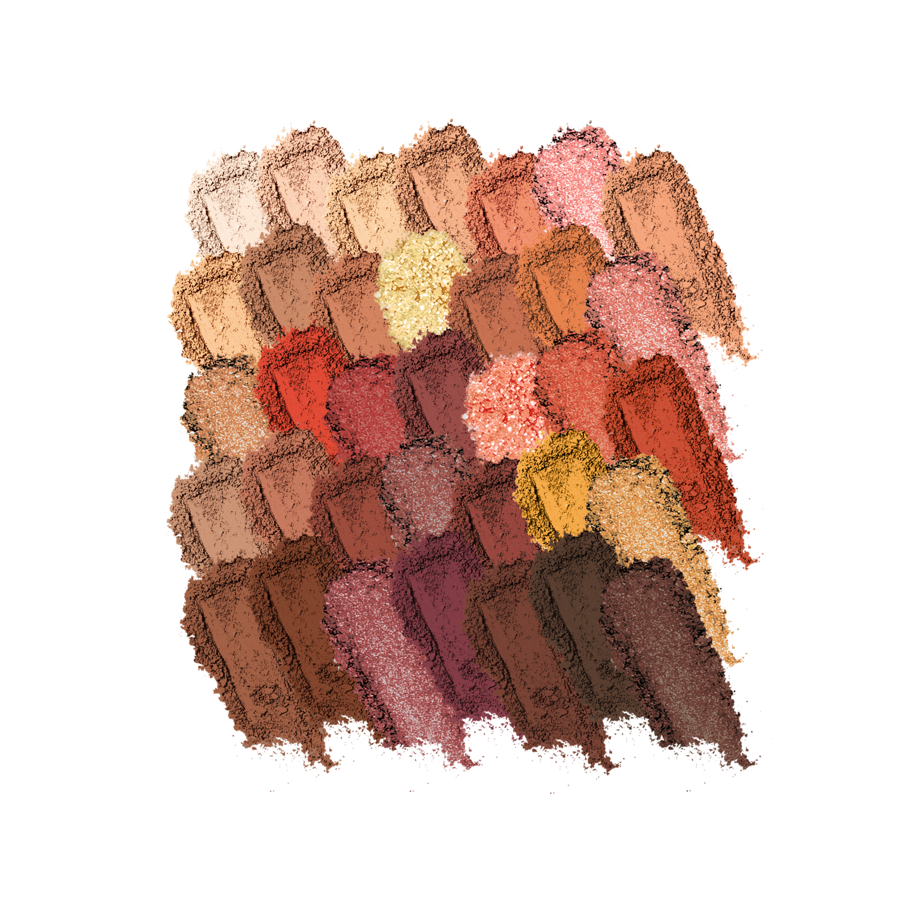 Profusion Cosmetics Pro Aritistry 35 Shade Eyeshadow Palette with warm toasted and neutral tones for versatile eye looks.