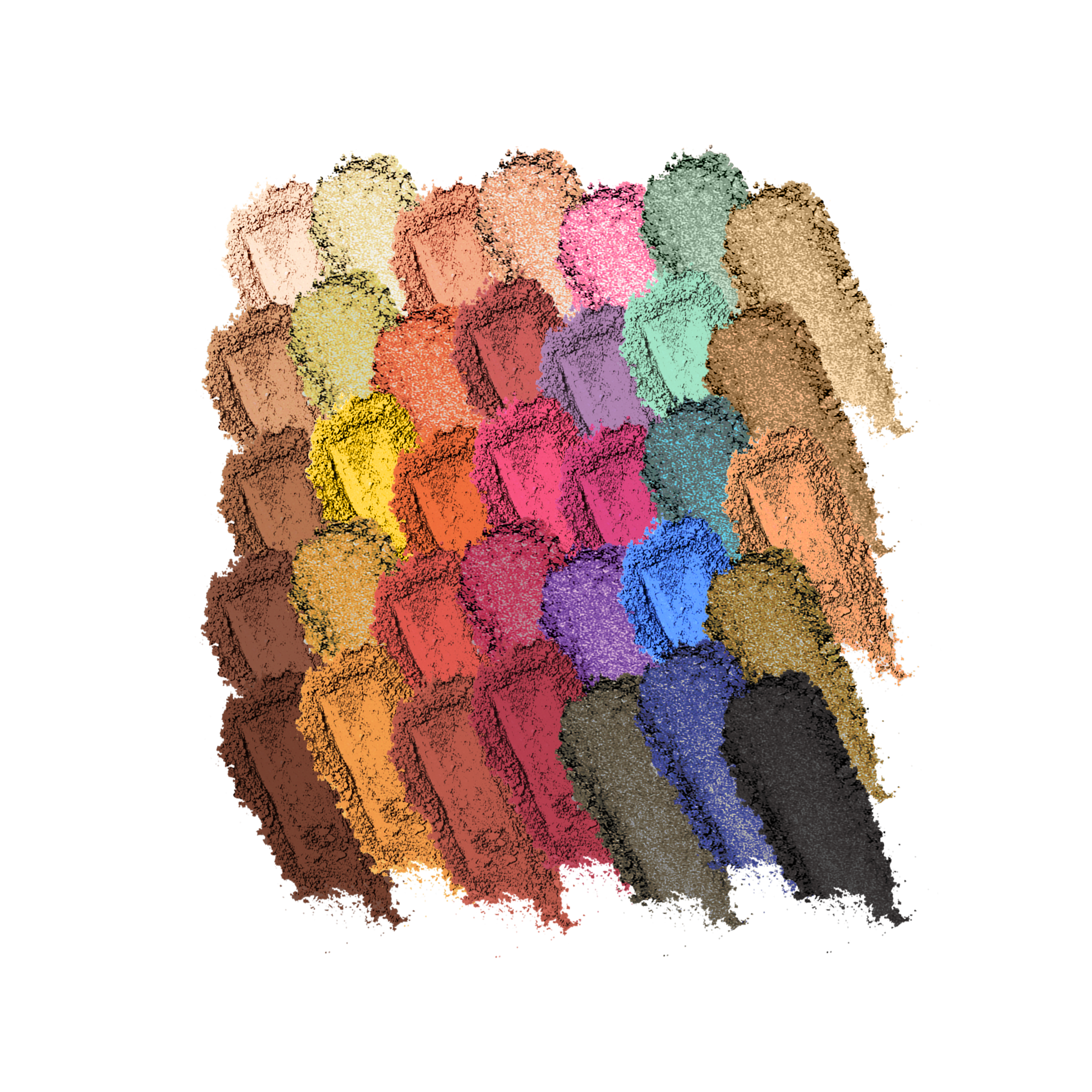 Profusion Cosmetics Pro Aritistry 35 Shade Eyeshadow Palette featuring a variety of warm and neutral tones for versatile eye looks